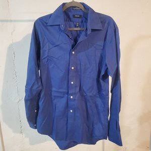 Izod size 15.5 Royal Blue Men's Button up